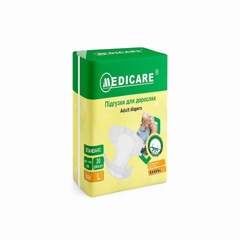 Підгузки “MEDICARE” для дорослих, розмір L